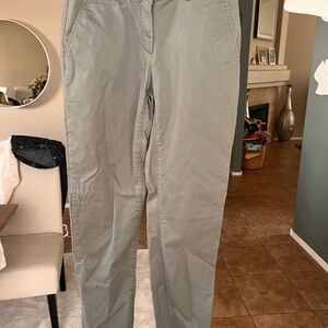 GAP Size 0 Straight-Leg khakis— Light Sage Green
